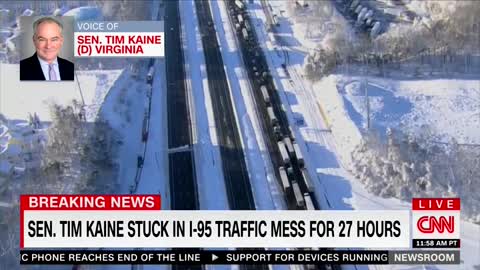 Tim Kaine I95 snowstorm