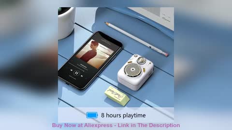 ⚡️ Divoom Beetles Mini Bluetooth Speaker with FM Radio,Cute Portable Outdoor Wireless Speaker