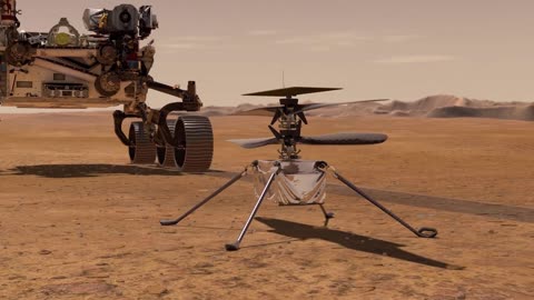 NASA Mars 2020 Perseverance Rover Landing Animation