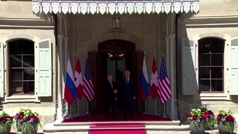 Putin lands in Geneva for Biden summit
