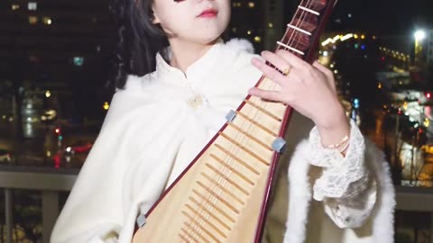 Chinese Pipa Artist Viral Music Video Short 01