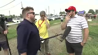 CNN Reporter INSTANTLY Regrets Trying to Interview Trump Supporter