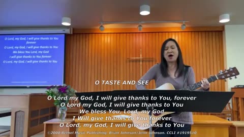 Psalm 34 - The Lord Is Good - Taste And See