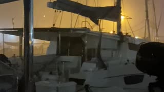 Hurricane Nicholas on SV Imagine DAMAGE...