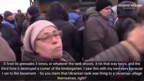 Citizens of Ukraine confirm Ukranian forces are firing on their own people.
