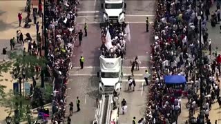 Milwaukee holds victory parade for NBA Champion Bucks