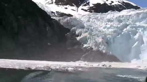 Glacier calving