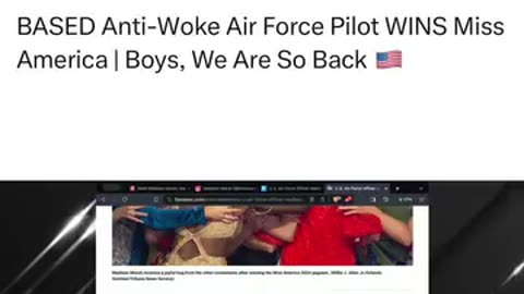 BASED Anti-Woke Air Force Pilot WINS MissAmerica | Boys, We Are So Back 🇺🇸
