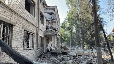 Another shelling of the civilian population in Mykolaiv, Ukraine
