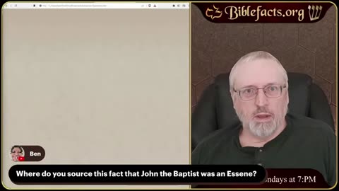 Ken Johnson (Bible Facts) - Q&A What source says that John the Baptist was an Essene