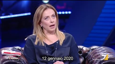 Quando Lady Aspen Giorgia Meloni diceva il 12 gennaio 2020 in tv:se la politica non è vincolata alla parola data non esiste la democrazia. difatti non ha mantenuto nulla di tutto quello che diceva in campagna elettorale agli italiani