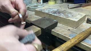 Forging a Copper Bracelet