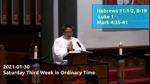 Take God's Dreams and God's Plans: 2021-01-30 Saturday Week 03 in Ordinary Time