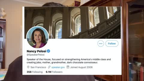 Nancy Pelosi Bans Gender References But Forgets What’s In Her Own Twitter Bio