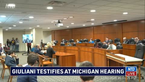 Witness testifies at MI Hearing - Election 2020