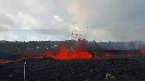 Footage Hawaii Magma Destruction