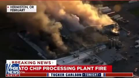 More Than a Dozen Food Processing Plants Destroyed | Tucker Carlson