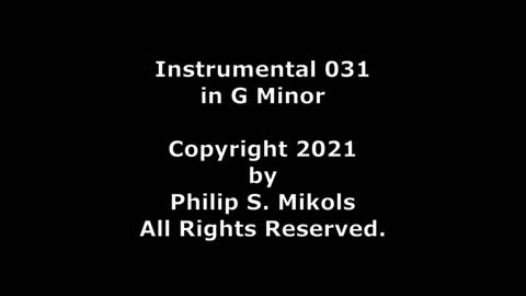 Instrumental 031 in G Minor