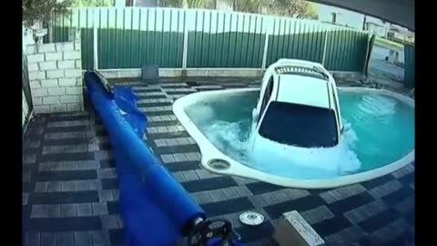 Australian woman drives into swimming pool after drinking and driving