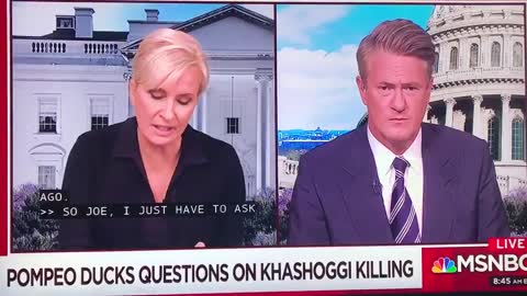 Brzezinski Calls Sec Of State Mike Pompeo A "Butt-Boy"; Still Employed At MSNBC