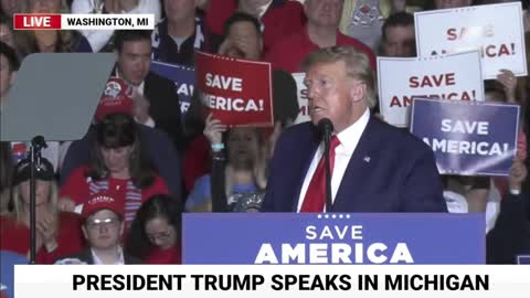 😎President Donald Trump Rally in Washington, Michigan - 4/2/22 (COMPLETE)😎