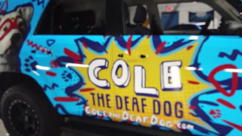 Designer Wraps - Introducing Cole The Deaf Dog's Cole Mobile