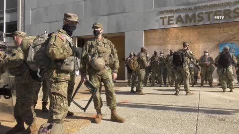 Day After Inauguration - National Guard troops continue arriving to DC (NR)