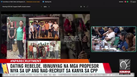 Dating rebelde, ibinunyag na mga propesor niya sa UP ang nag-recruit sa kanya sa CPP