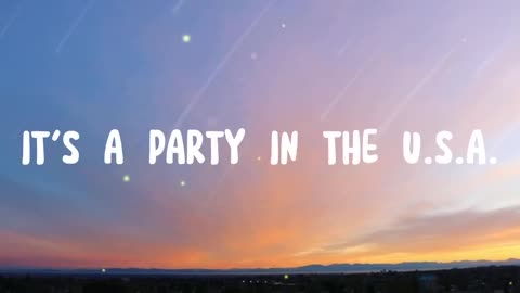 Miley Cyrus Party In The USA (Lyrics)