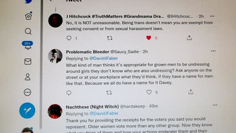 Port Townsend Mayor David Faber Says the Transphobes found him. Twitter Responds