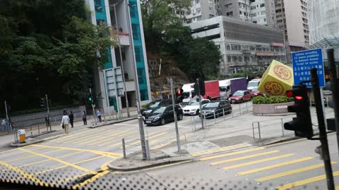 Hongkong road view_Bus#E21A_Saiyeungchoi St to Pui Ching Primary School_20210227