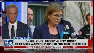 Tucker Carlson claims congressional staffer coronavirus