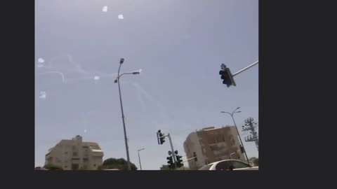 Israeli Iron Dome filmed intercepting rockets from Gaza