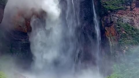 ANGEL FALLS~LOCATED IN VENEZUELA~ STANDS AT 3,212 FT TALL~THE HIGHEST UNINTERRUPTED WATERFALL IN THE WORLD