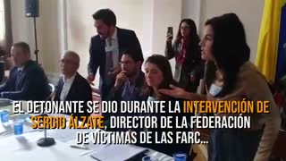 Una vez más, sesión de la Comisión de Paz terminó en pelea