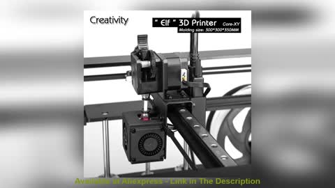 ⚡️ Creativity 3D Printer Kit ELF Corexy DIY Kit Silent TMC2208 Mainboard 32Bit Lattice Glass 3.5Inch