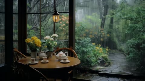 The sound of rain is the best companionship of nature I Suitable for relaxing & sleeping