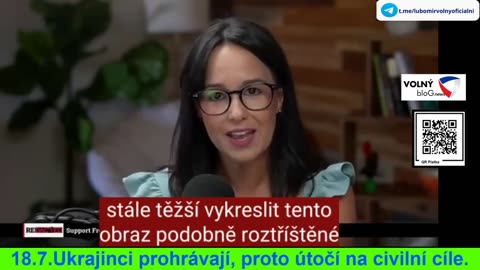 18.7.Ukrajinci prohrávají, proto útočí na civilní cíle.