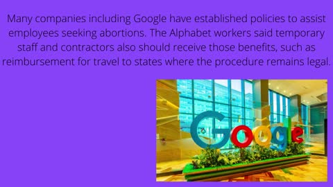 Google employees petition bosses for abortion policy changes