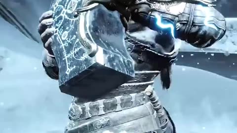 People Think Kratos Cant Lift Mjölnir God Of War Ragnarök shorts godofwarragnarok_1080
