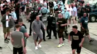 Soccer fans party in Porto before Champions League final