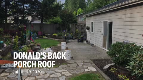 DONALDS Back Porch Roof