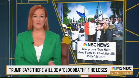 Jen Psaki Refutes Trump Campaign’s Interpretation of ‘Bloodbath’ Comments
