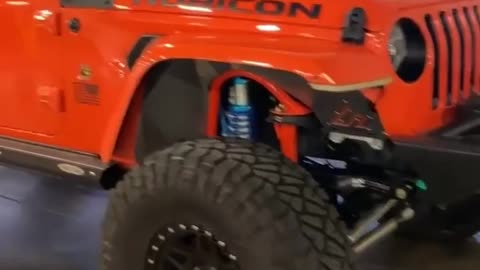 Orange colour jeep wrangler || all new costom colour jeep wrangler || modified jeep wrangler