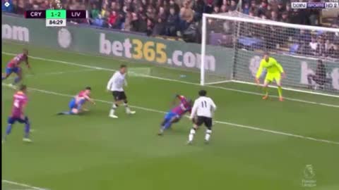 Mo Salah goal number 29 in EPL in Crystal palace 31-3-2018