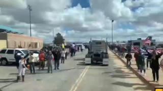 A convoy just reached Texas