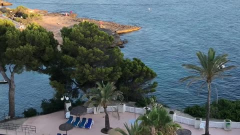 Beautiful view from the hotel where I was vacationing in Mallorca