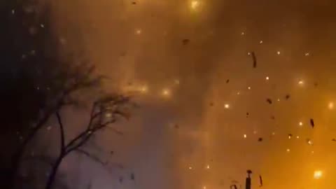 Video of the explosion. Hope everyone was out of the house