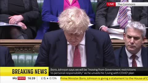Boris Johnson announced to end "All remaining COVID Rules" in England