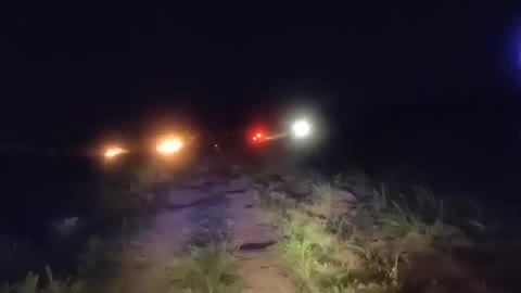 Sugar cane fire late in the night caught on camera 😱